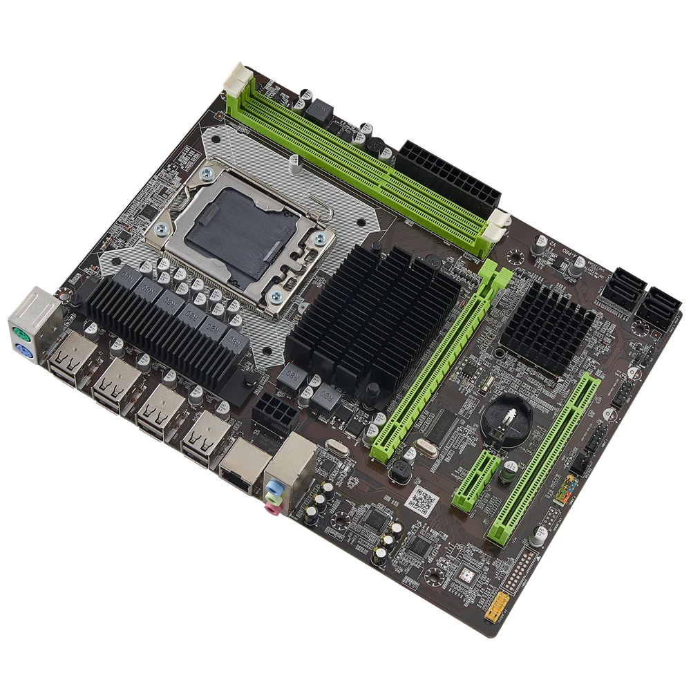 X58 LGA 1366 Motherboard LGA1366 Support REG ECC DDR3 and Xeon Processor AMD RX Series Spell  ddr3 4GB 8GB 16GB best motherboard for desktop pc