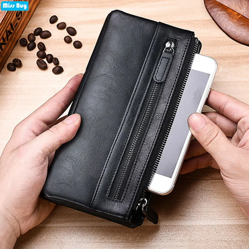 vriendelijke groet limiet het is mooi Afneembare Zachte Lederen Portemonnee Grote Capaciteit Telefoon Tas Voor  Mannen Met Kaartsleuven Voor Iphone/Samsung/Xiaomi/moto Case Pocket Purse _  - AliExpress Mobile