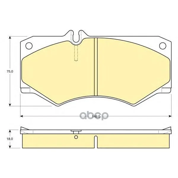 Колодки Тормозные Mercedes W460-W463/Iveco Daily Передние Без Датчика Girling 6103179 Girling арт. 6103179