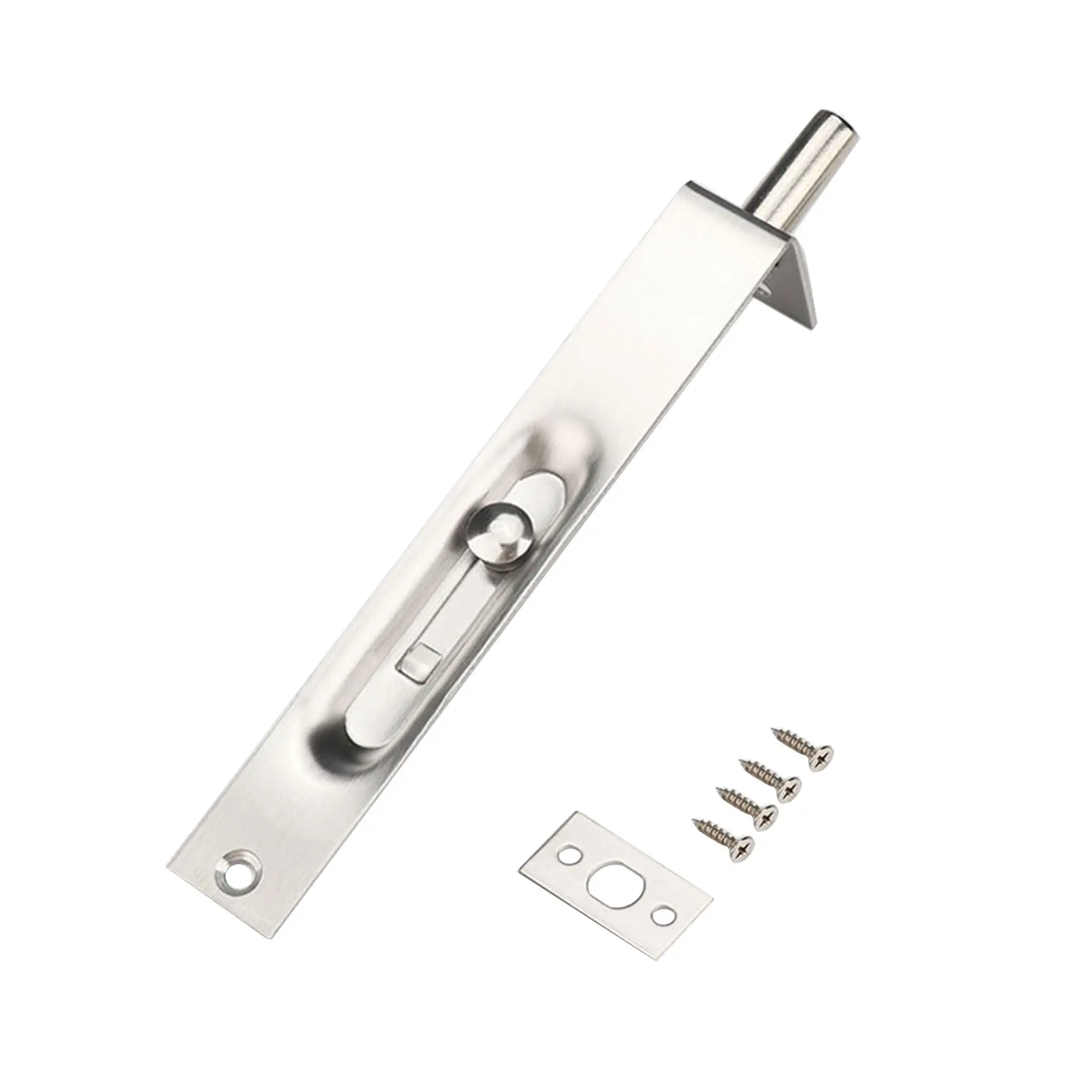 Door Bolt Anti Theft Easy Install Practical Home Gate Durable Hardware Latch Stainless Steel High Hardness Concealed With Screws |
