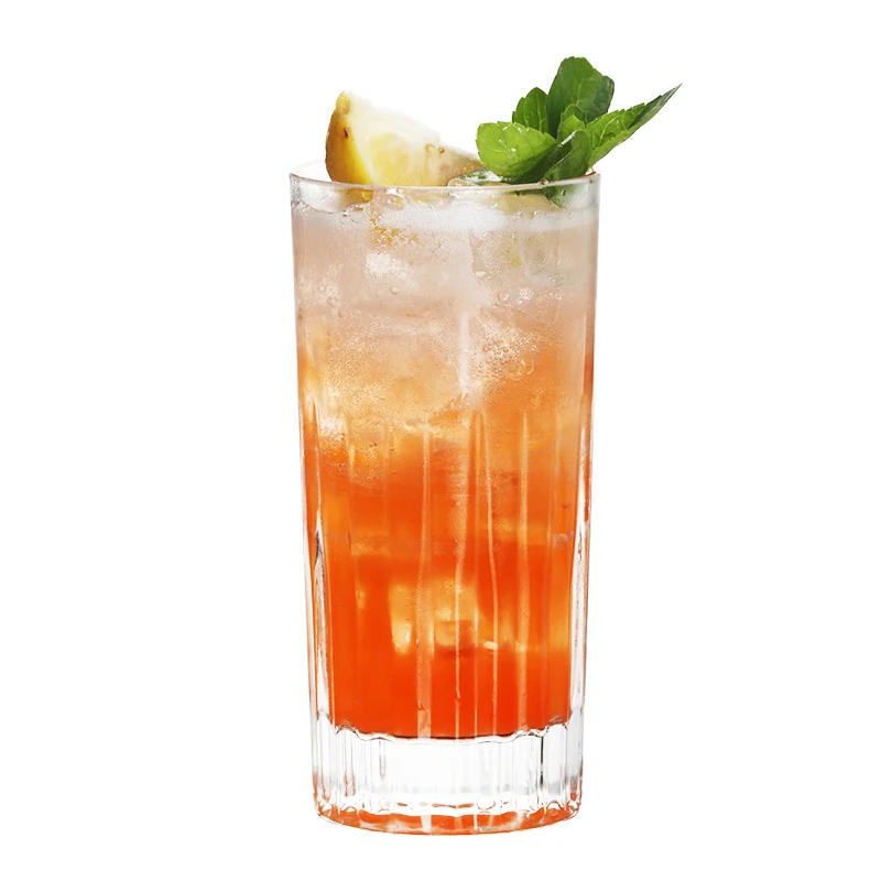 HighBall Tumbler Mojito glass,Bar Glasses, Glass Cups for Water, Juice, Beer, Drinks, Cocktails