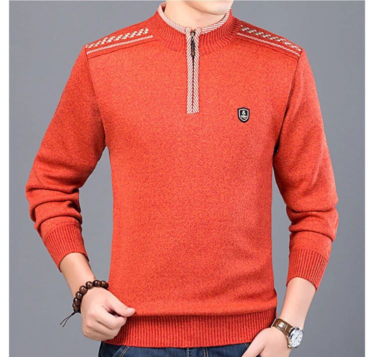 Осенний и зимний мужской свитер, Мужская водолазка, однотонный Повседневный свитер, Мужской приталенный брендовый вязаный пуловер 3XL J695