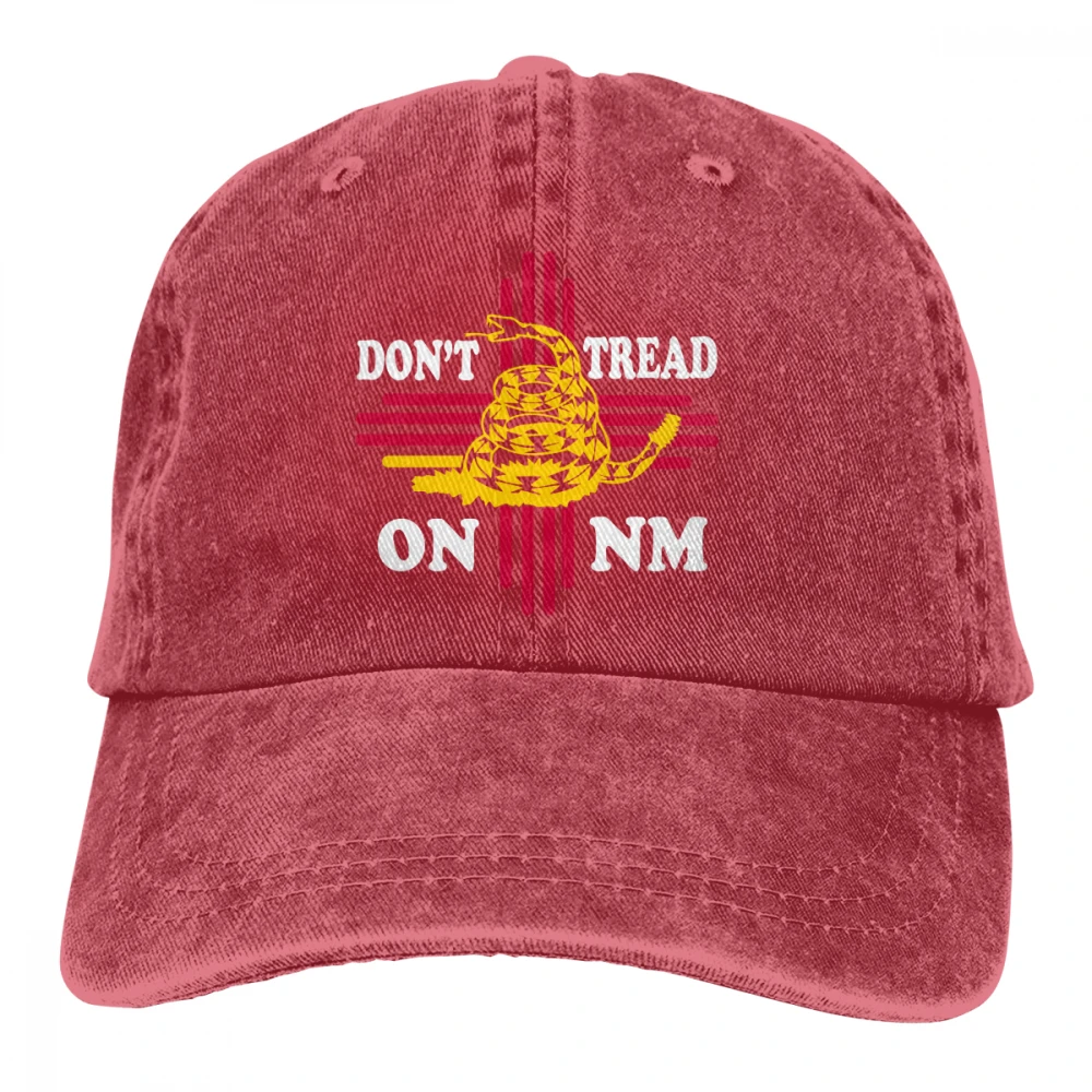 ZIA Don't протектора на NM New МЕКСИКА Casquette черные унисекс Мужские Женские джинсовые бейсболка с ремешком кепки регулируемые Гольф папа шляпа