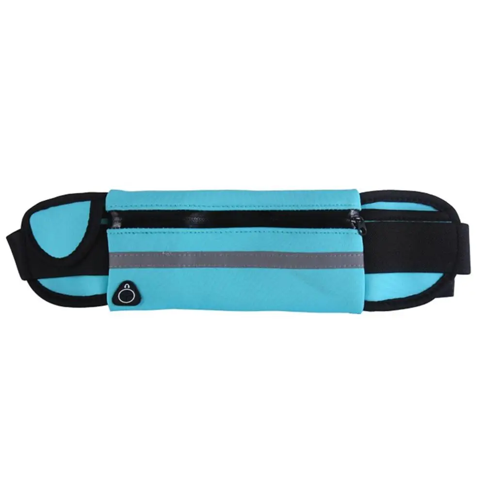 Multifunctional Men/Women Waist Bags Running Fanny Pack Women Waist Pack Pouch Belt Bag Camping Hiking Sports Bag - Цвет: sky blue waterproof