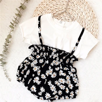 

Short-sleeve Baby Girls Cotton Bodysuit for Infant Children Summer Clothes 2020 New Toddler Boys Cartoon Print Jumpsuit
