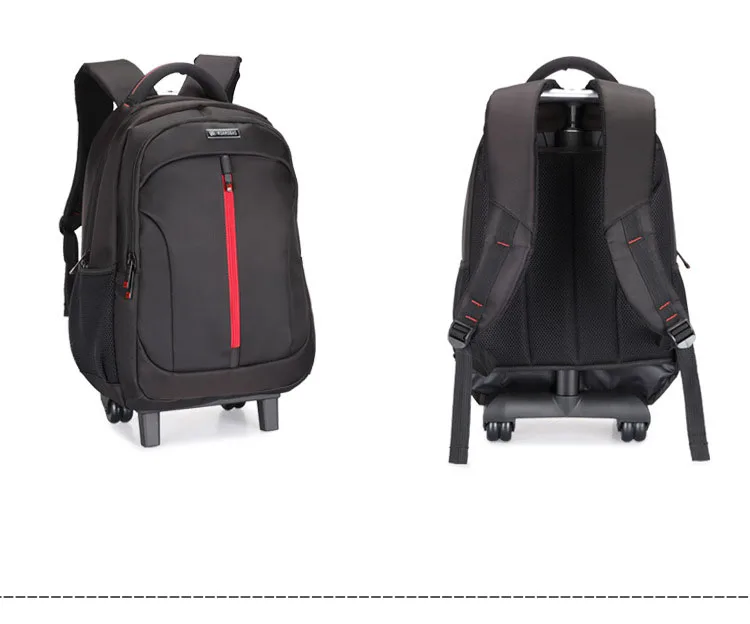 Брендовый рюкзак на колёсах, студенческий багаж, модный рюкзак-интернат, дорожный Многофункциональный чемодан, школьный рюкзак с отделением для ноутбука
