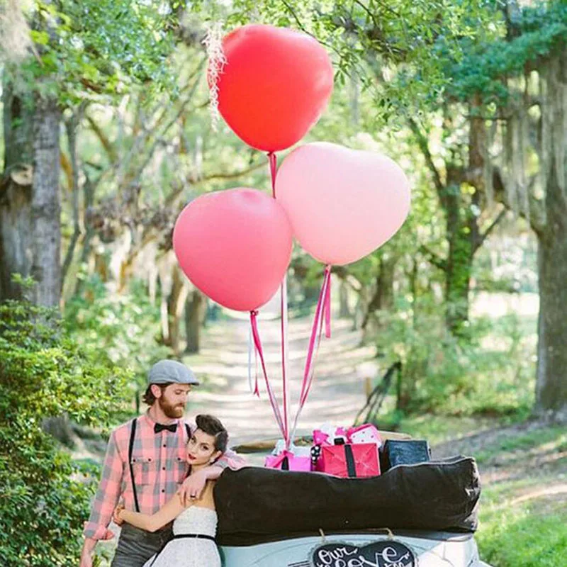 1 шт. 36 дюймов большой гелиевый надувной шар в виде сердца|Воздушные шары и