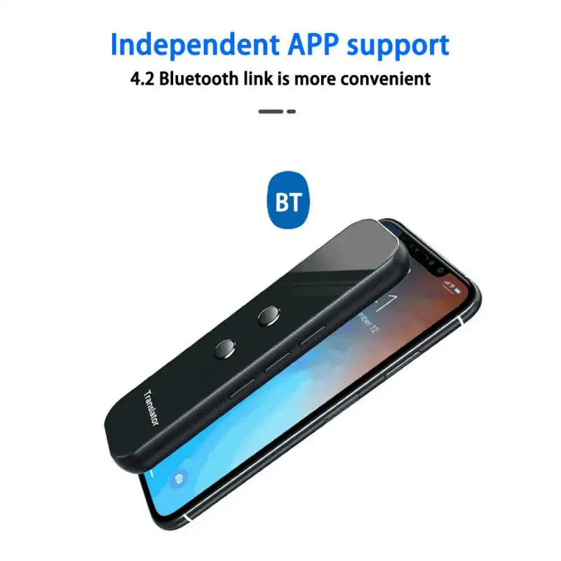 G6 Smart Voice Speech Translator Two-Way Real Time 70 Multi-Language Translation For Learning Travelling Business Meet Portable voice translator,language translator