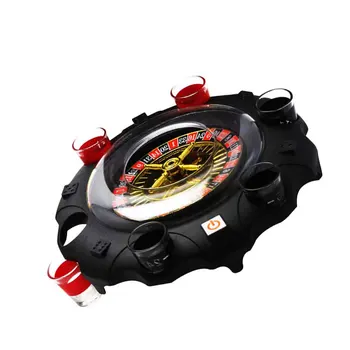 

Board Game Shot Glass Drinking Turntable KTV Home Battery Powered Toy Tool Bar Entertainment Russia Adult Party Roulette Gifts