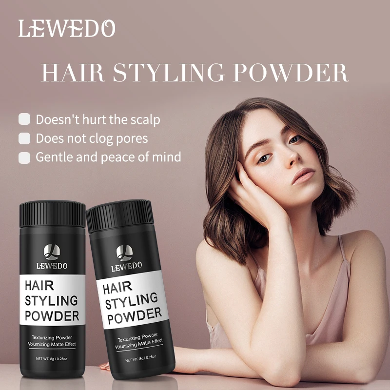 Lewedo Longlasting Hair Styling Powder 8g Hair Volumizing Mattifying