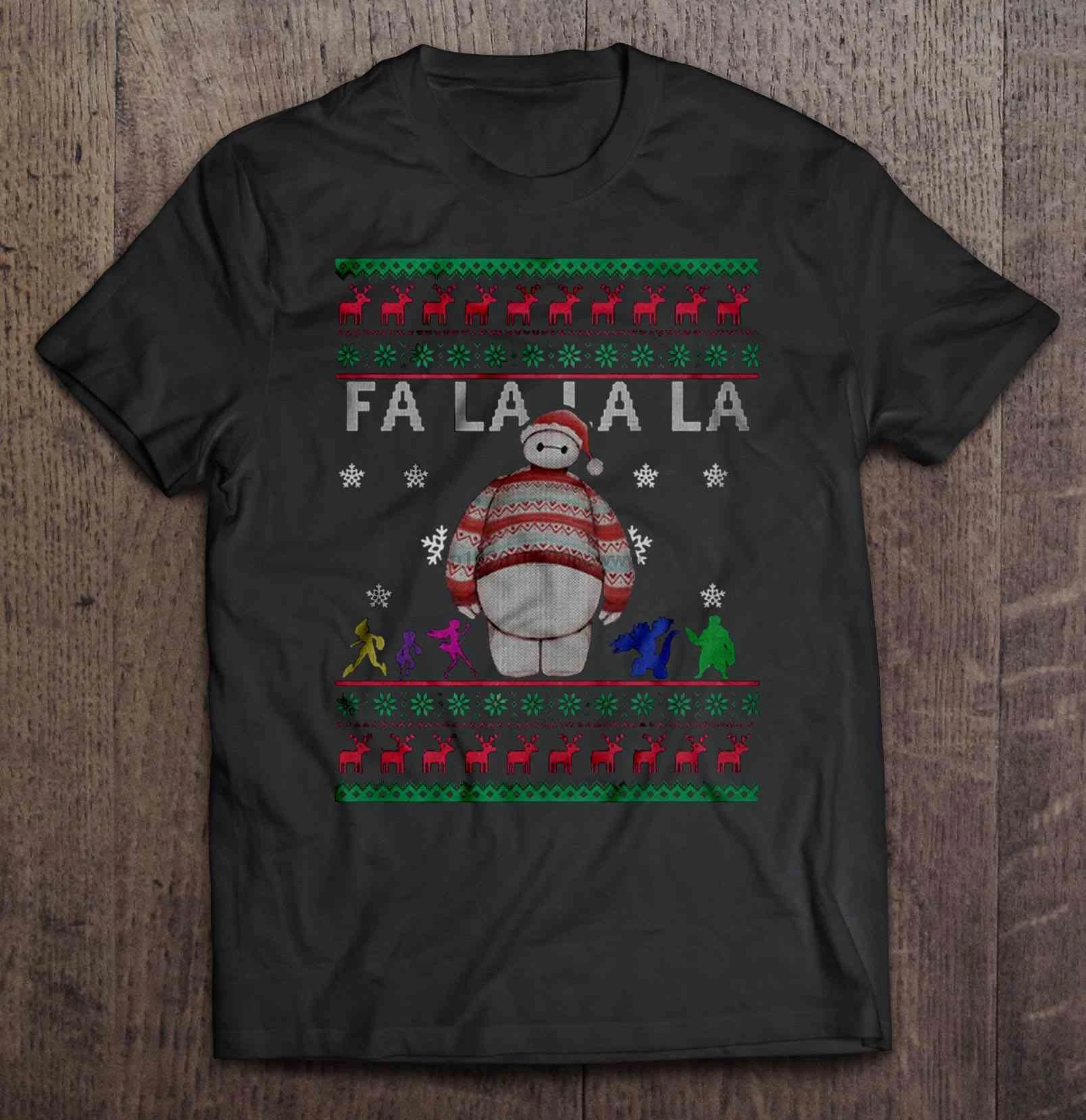 Pria T Shirt Baymax Fa La La Big Hero 6 