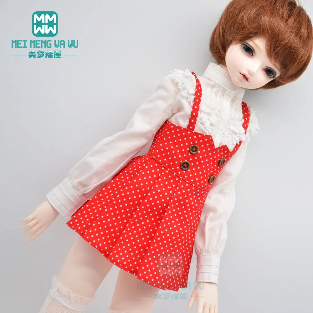 Аксессуары для кукол BJD подходит модных рубашек подтяжек чулок кожаной обуви 1/4 MSD