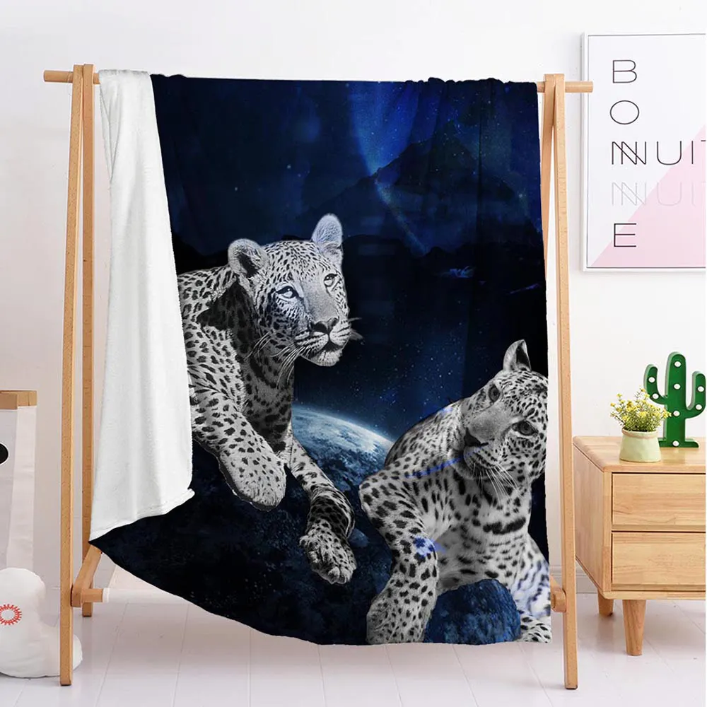 

2020 Tiger animal Custom blankets Large and small size throw blanket tapestry sleeping blanket flannel blanket bedding