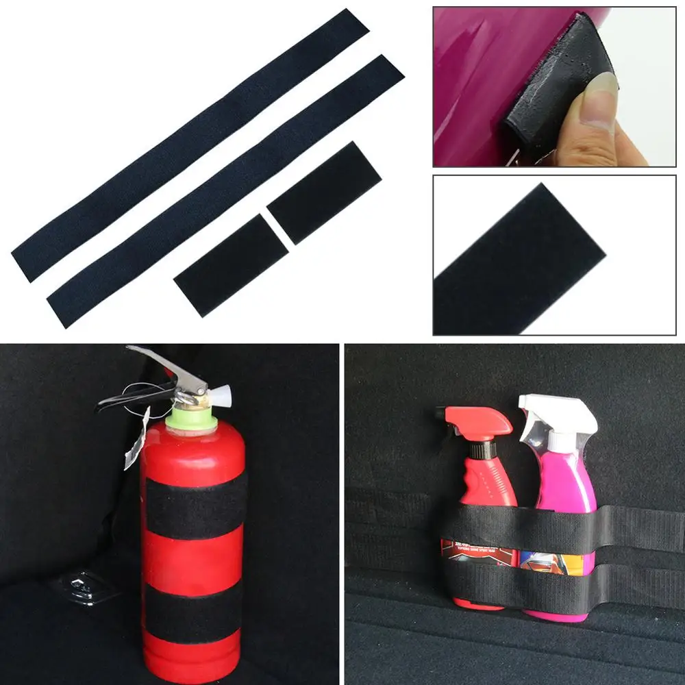 

Durable Fixed Belt Car Fire Extinguisher Belt Car Trunk Nylon Belt for Audi Belt Net Bandage Trunk Storage Bag Magic Tape