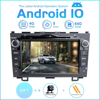 

ZLTOOPAI Car Multimedia Player Android 10 For Honda CRV 2007-2012 Car GPS Radio Stereo DVD Player 8 Core ROM 64GB