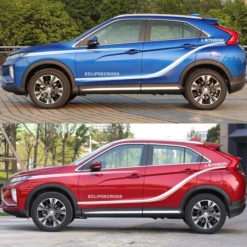 World Datong автомобильный стильный, для спортивного автомобиля автомобильный аксессуар наклейка для Mitsubishi EclipseCross Eclipse Cross Двусторонняя наклейка