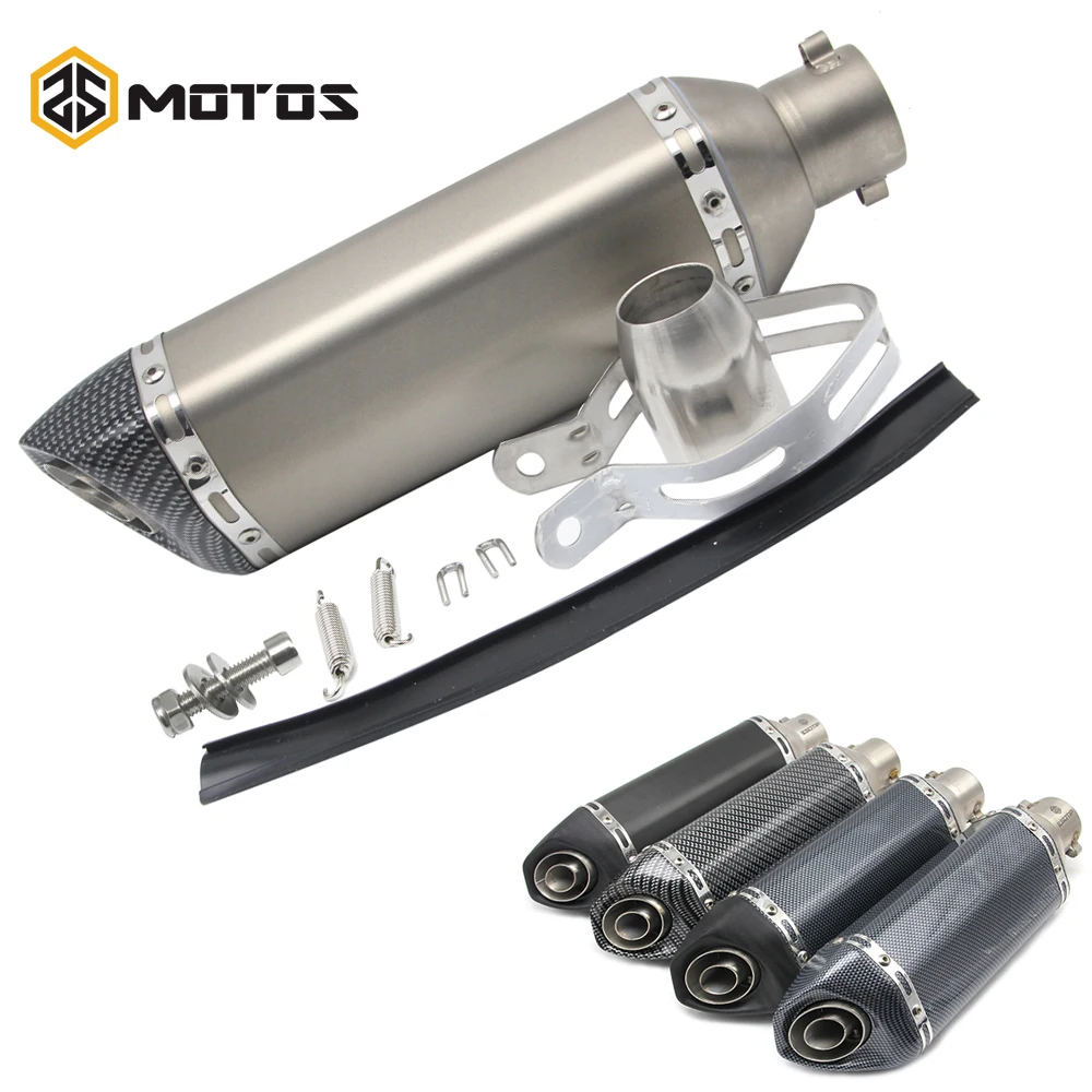 ZS MOTOS 51 мм Akrapovic мотоцикл выхлопной модифицированный скутер выхлопная муфта с дБ убийца для GY6 CRF 230 MSX 125 ATV Dirt Bike