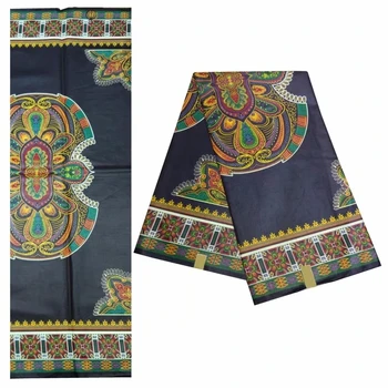 

Hight quality Nigerian style african java wax fabric for dress,Ankara batik print wax fabrics 100 % cotton material!DF-4565