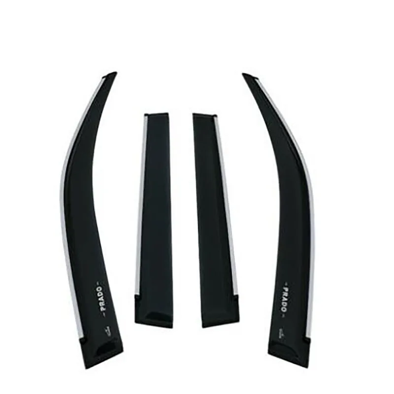 Windows visor side wind window deflectors visor windshield on the windows accessories For Toyota Prado  2010-2020