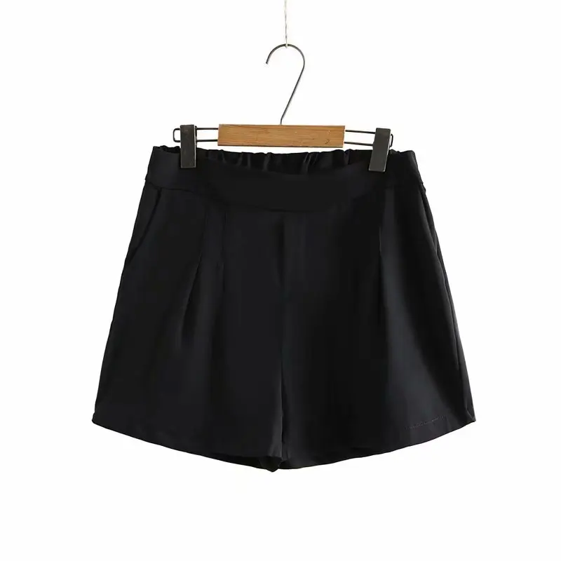 size, shorts fashion com cintura elástica, calças