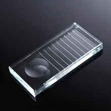 lashes extension kit Glue Table Top Eyelash Extension Tool Jade Stone Crystal Eyelash Glue Holder Adhesive Glass Crystal free shipping customer eyelash extension tool acrylic sides with glass eyelash holder glue holder make up eyelash shelf