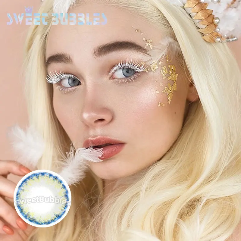 Серия SweetBubbles Pro контактные линзы естественного цвета по рецепту с градусной