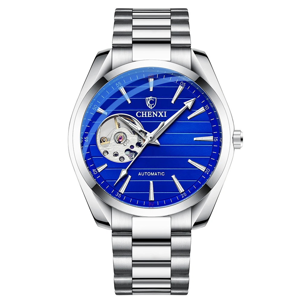 Men's Automatic Mechanical Top Brand Stainless Steel Waterproof Swiss Movement High Quality Watches Relogio Masculino 