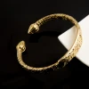 Gold Color Trendy Dragon Bracelet Fashion Accessories Bracelet for Women Bangles Charm Jewelry 2