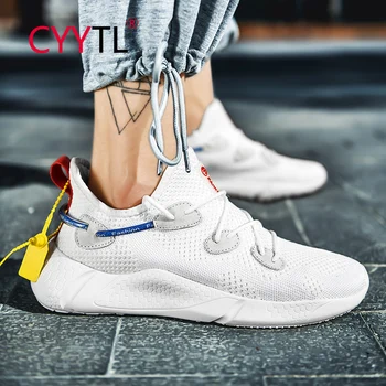 

CYYTL Fashion Men Sneakers Mesh Breathable Sport Running Shoes Outdoor Casual Walking Jogging Sneakers Mens Trainers Mocassin