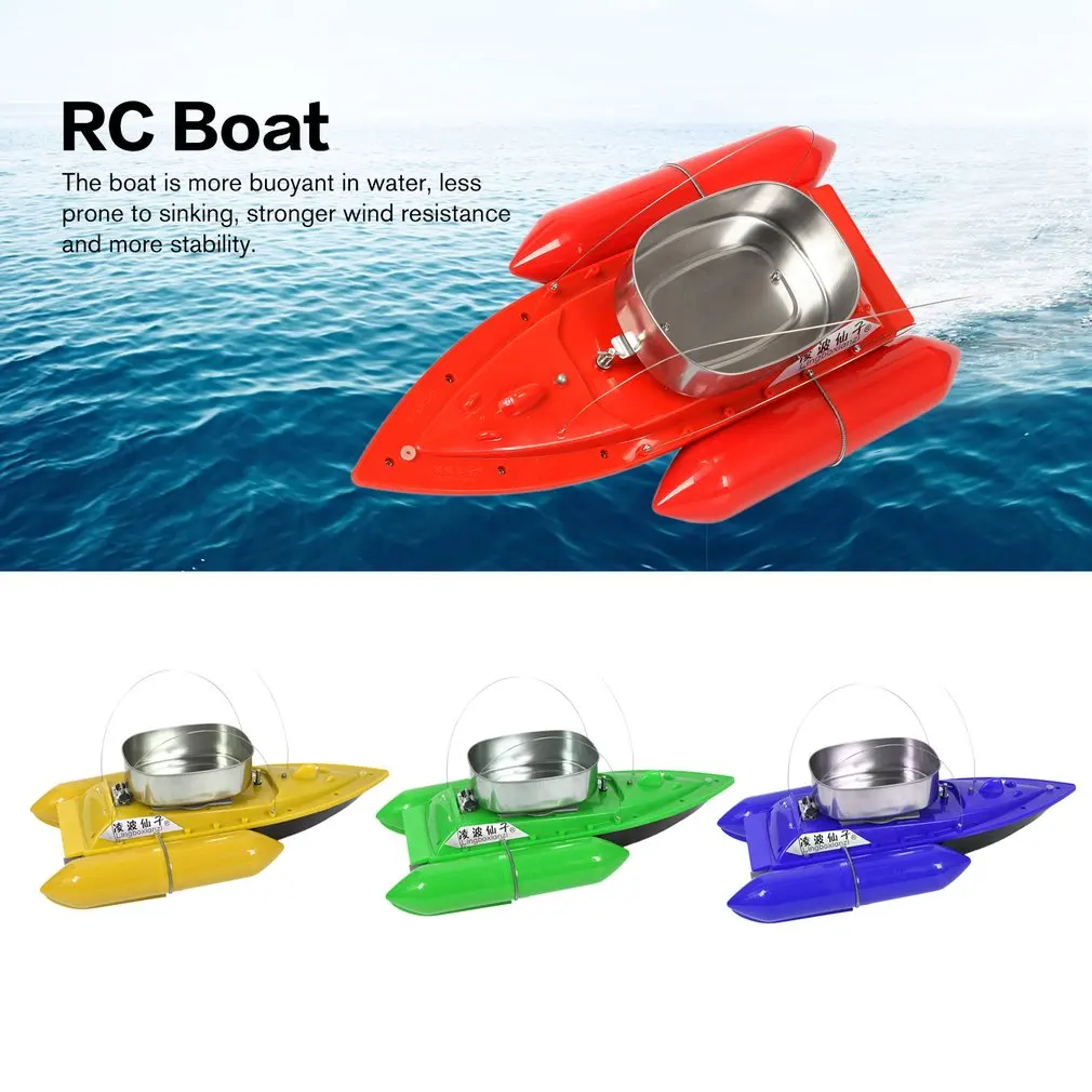

T10A RC Fishing Boat Intelligent Wireless Electric Fishing Bait Remote Control Boat Fish Ship Searchlight Toy Gifts For Kids