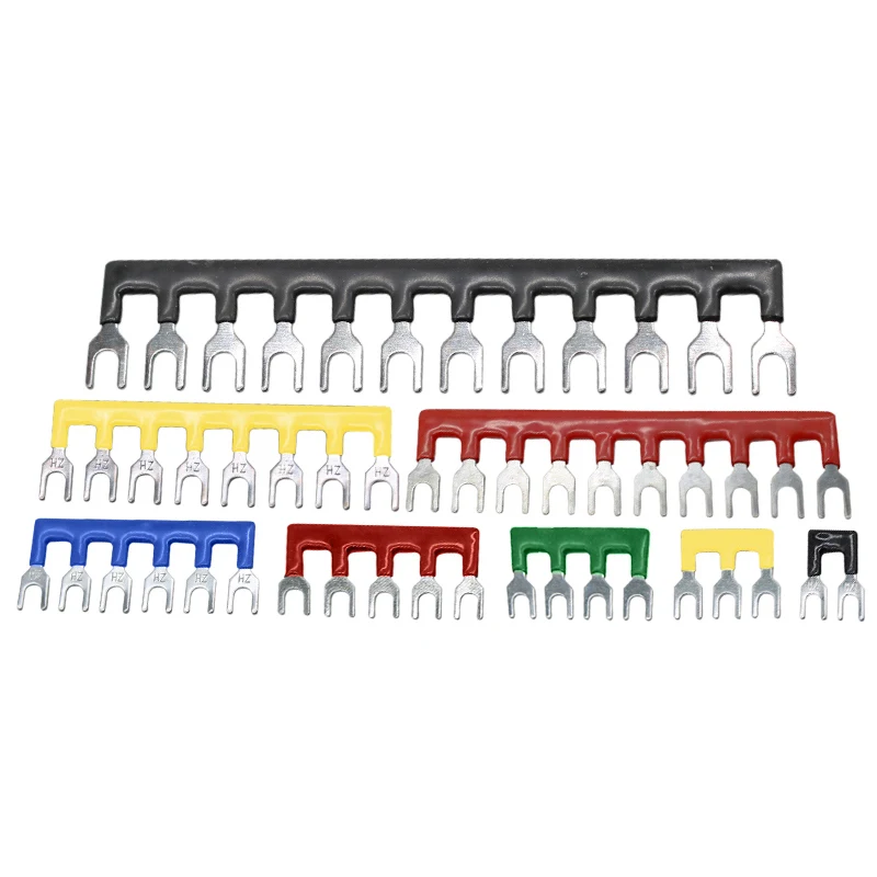 

10pcs TBR-10A with insulation terminal board connection bar short bar bus bar shorting edge connection
