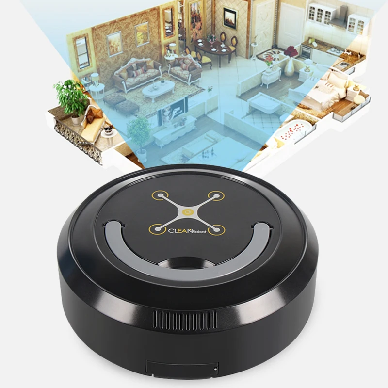 

Rechargeable usb Home Vacuum Automatic Ultra-Thin Small Sweeping Robot Dust Smart Sweeping Cleaner Wireless Cleaner for home
