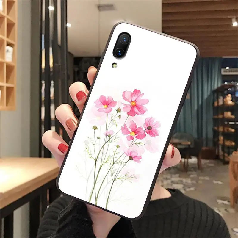 Watercolor flower Dandelion Lotus Lavender