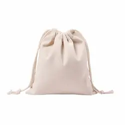 Маленький карманный холщовый мешок на завязках, однотонный рюкзак на шнурке, сумка, мешок для занятий спортом, Льняная сумка для женщин, 2019