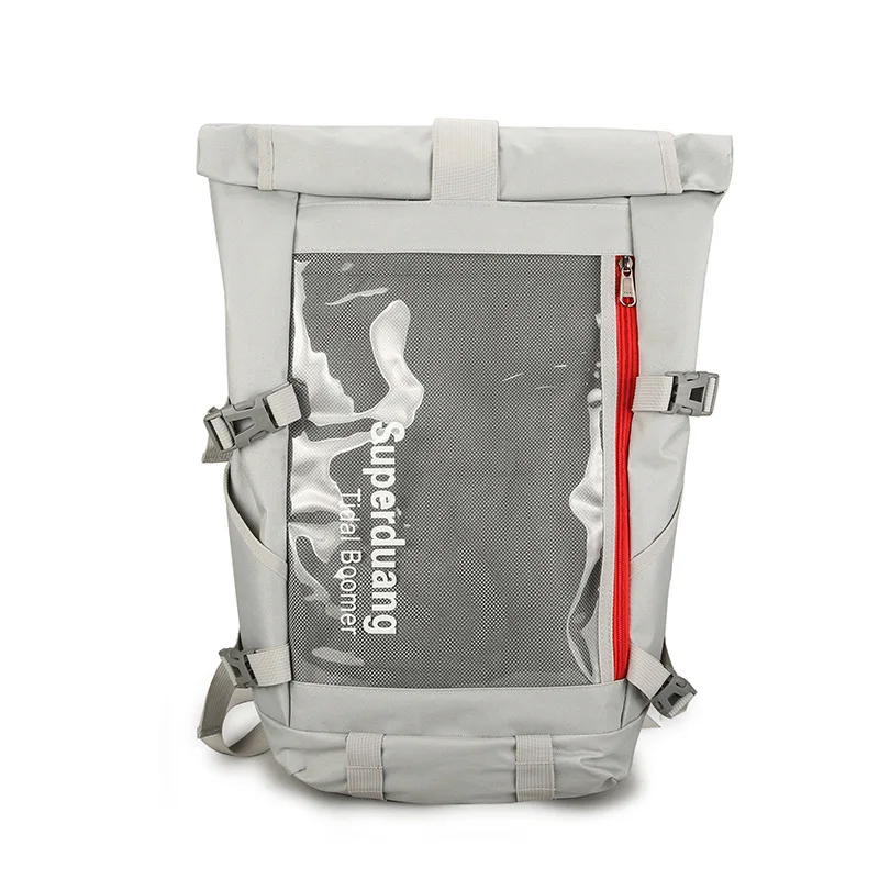 

men's backpack glossy waterproof backpack large capacity travel bag female student bag BM01-BP-fsdllx