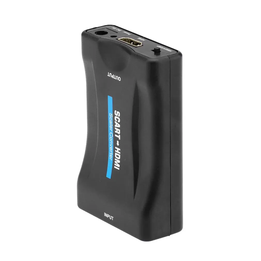 1080P Scart To HDMI Converter Audio Video Adapter HDMI to SCART For HDTV Sky Box STB For Smartphone