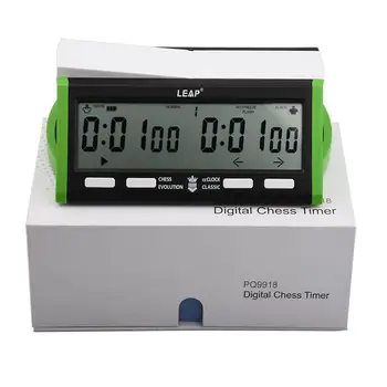 

LEAP PQ9918 Digital Chess Clock with USB Charge Multifunctional Board Game Backgammon Set Count Up Down Chess Alarm Timer