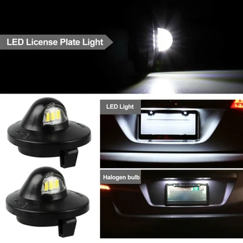 

3528SMD License Plate Light 6000K Replacement 2pcs 3 LED Pickup F250 F350