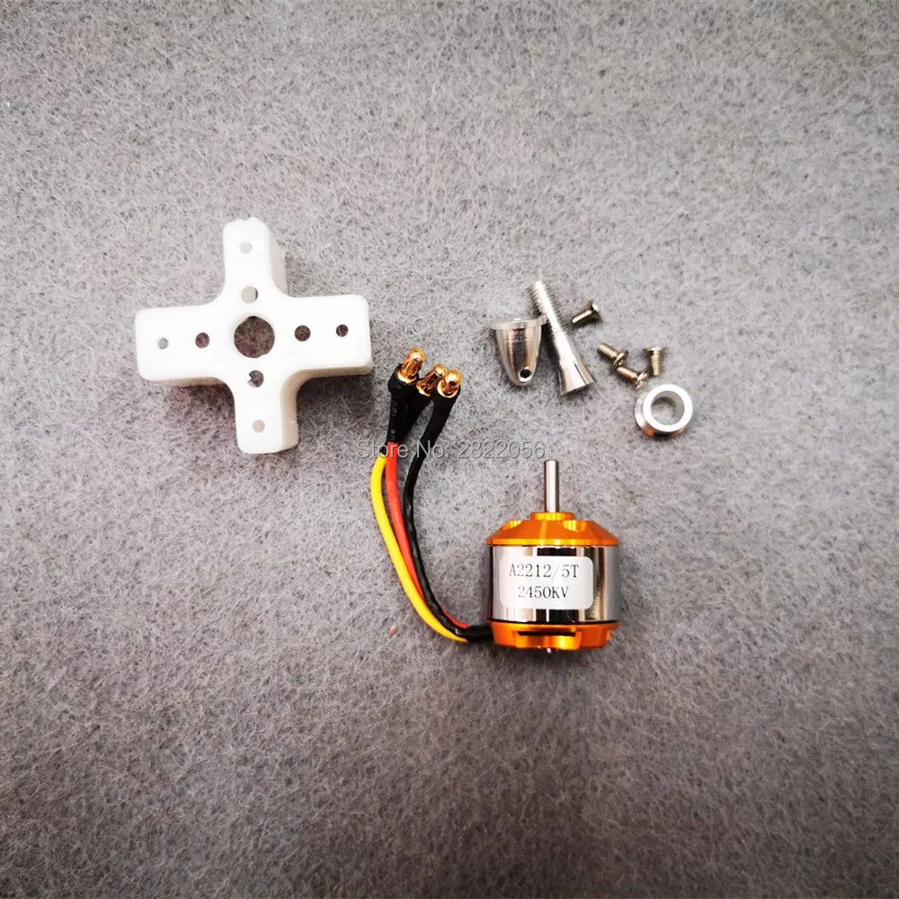 Бесщеточный двигатель A2212 2212 930/1000/1400/2200/2450/2700KV с креплением двигателя для