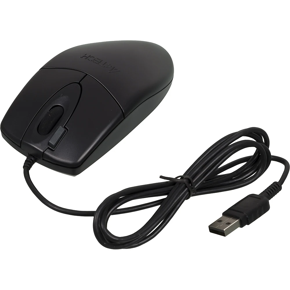 Мышь A4 OP-620D, проводная, USB, черный
