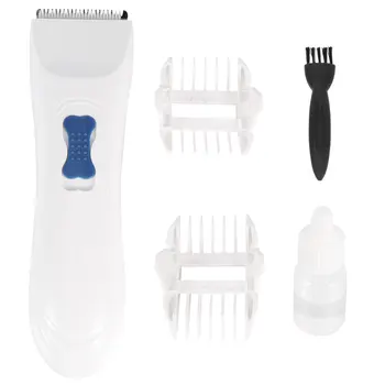

Dog Hair Clippers Electric Pet Trimming Kit Clippers for Dogs Teddy Professional Hairclipper Without Battery (White)