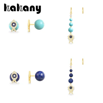 

Kakany Fashion High Quality Cubic Zirconia Original 1: 1, Asymmetric Lucky Blue Fish Pendant Earrings, Hoop Jewelry, Ladies Gift