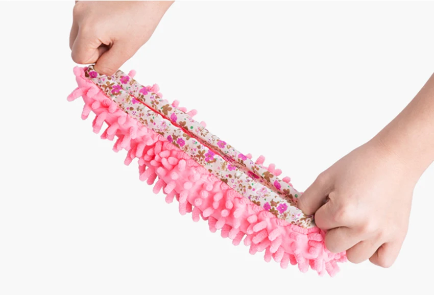 1 пара креативных тапочки для паркета Duster, Мочалка для пола, обувь без застежки, носок для ног, Швабра для дома, ванной комнаты, кухонного уборщика