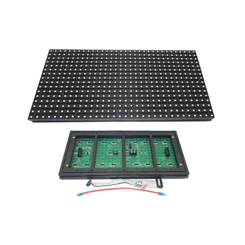 P10 LED Outdoor Display Module Panel Window Sign Shop IP65 320*160mm 32*16pixels RGB Full /Single Color Matrix DIY