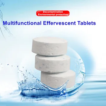 

50/100 Pcs Multifunctional Effervescent Tablets Car Windshield Cleaner Universal Cleaning Tool For Toilet Kitchen And Pet