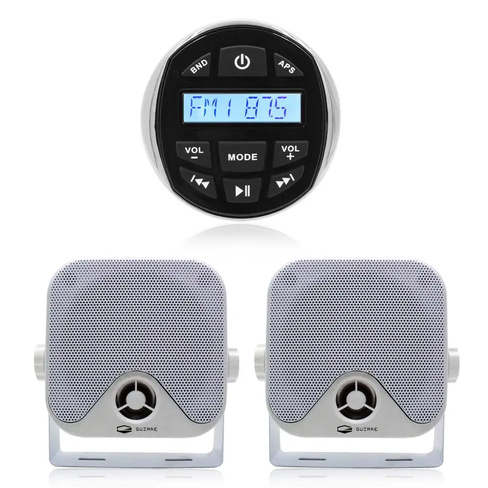 marine radio and speakers