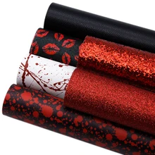 20*34 см Хэллоуин тема 6 шт набор из синтетической кожи, материалы для ручных поделок для ручной работы, 1Yc7958