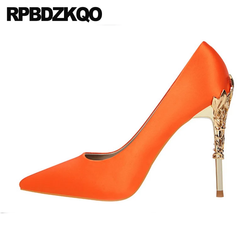 cheap orange heels