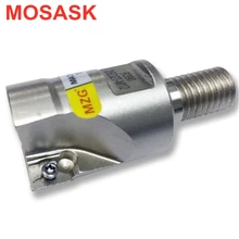 MOSASK R390 R39011R17D2T-M08 для резки металла фрезерный станок с ЧПУ карбидные вставки под прямым углом плечевой конец мельница