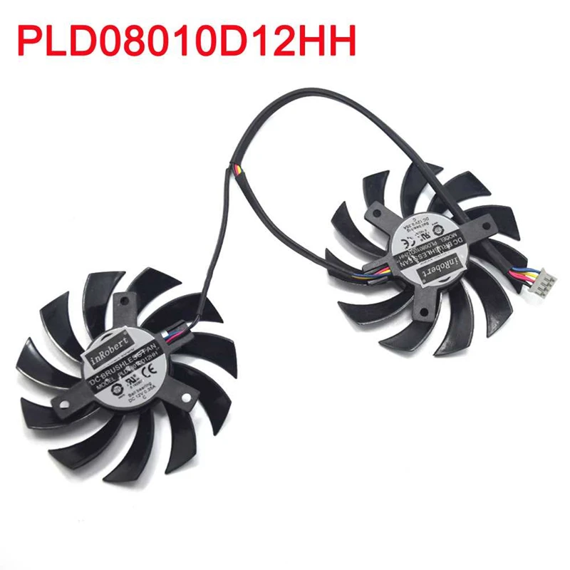 

New original R6790 N560GTX R6850 N460GTX graphics card temperature control cooling dual fan PLD08010S12HH